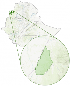 Alitash National Park Location Map